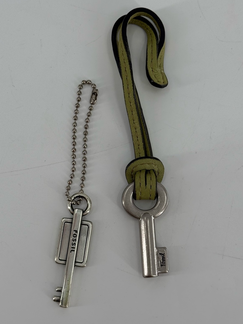 2 Fossil Bag Charms